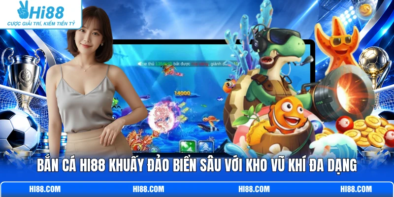 Bắn cá Hi88 khuấy đảo biển sâu với kho vũ khí đa dạng 