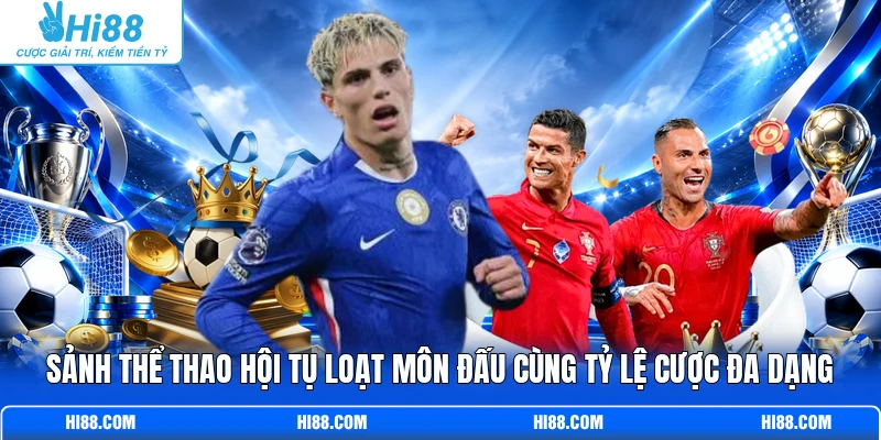 Sảnh thể thao hội tụ loạt môn đấu cùng tỷ lệ cược đa dạng 